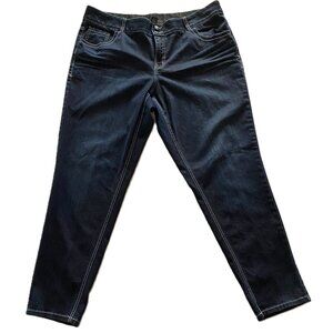 Lane Bryant SZ 20 Women's Cotton Dark Indigo Skinny Jeans